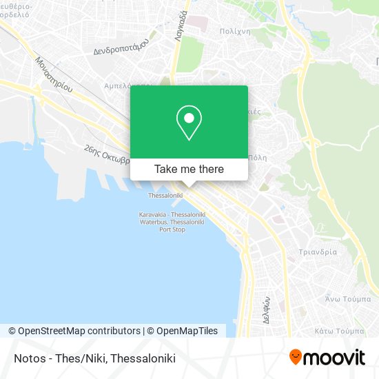 Notos - Thes/Niki map