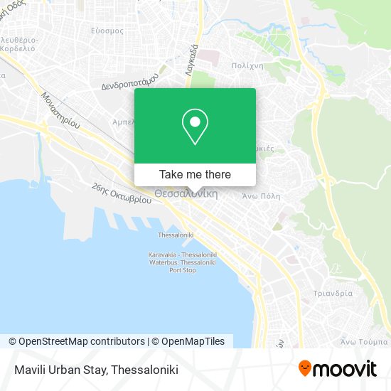 Mavili Urban Stay map