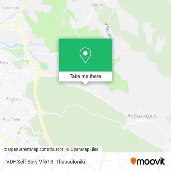 VDF Self Serv Vf613 map