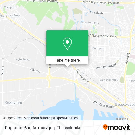 Ρομποπουλος Αυτοκινηση map