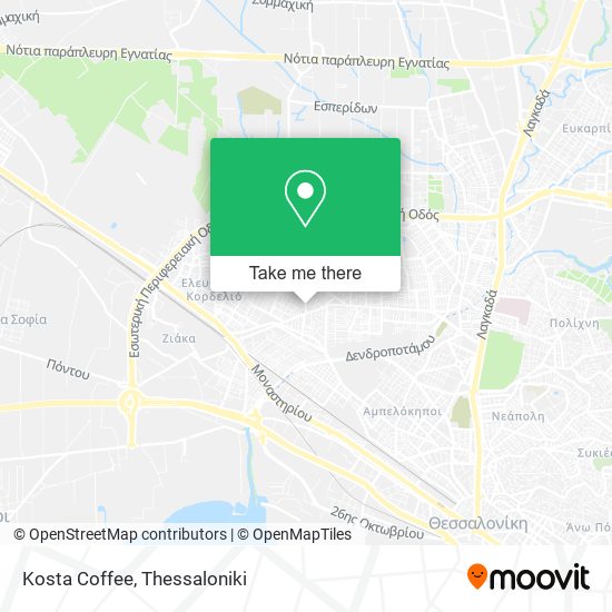 Kosta Coffee map