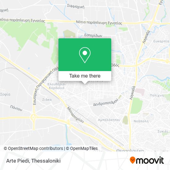 Arte Piedi map