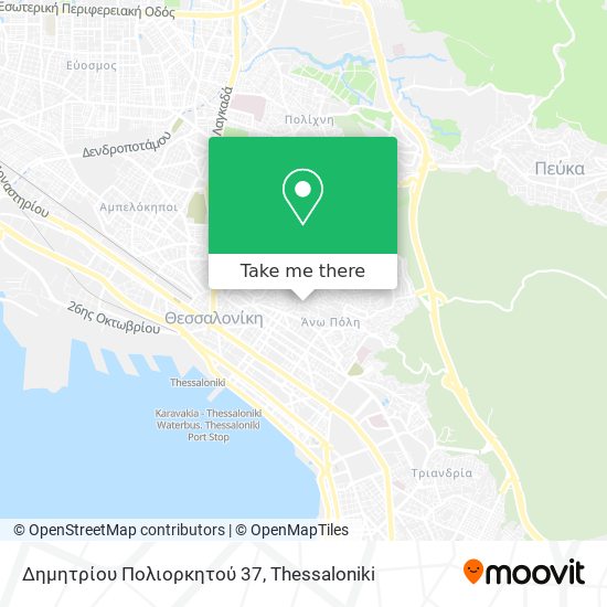 Δημητρίου Πολιορκητού 37 map