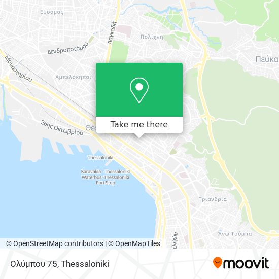 Ολύμπου 75 map