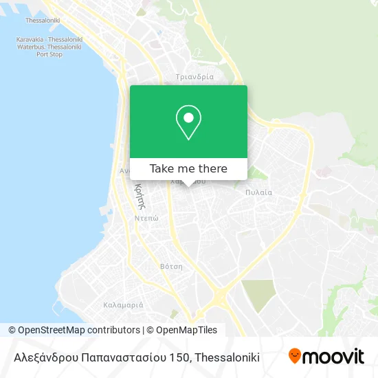 Αλεξάνδρου Παπαναστασίου 150 map