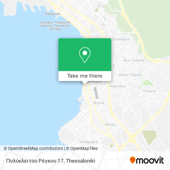 Πολύκλειτου Ρέγκου 17 map