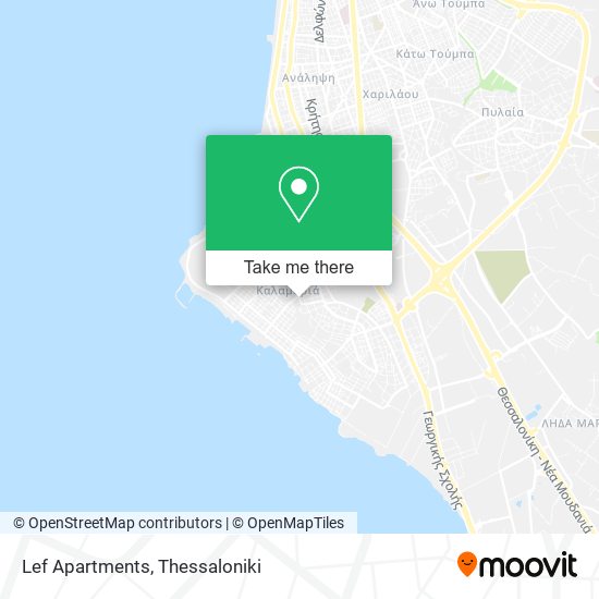 Lef Apartments map