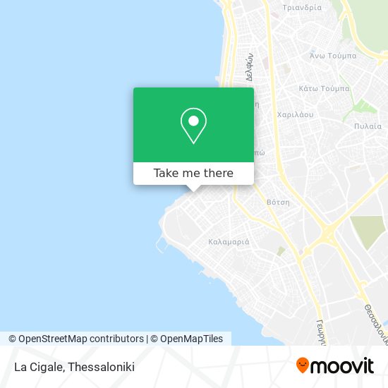 La Cigale map