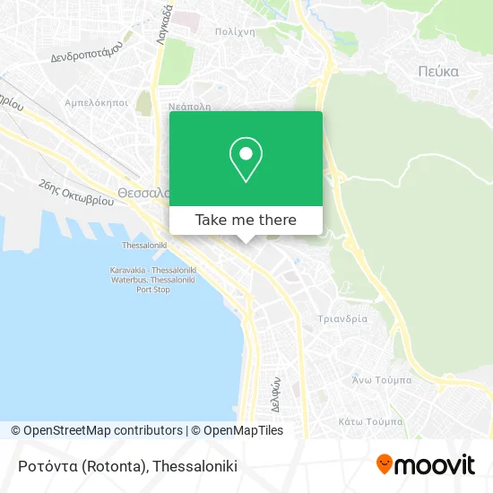 Ροτόντα (Rotonta) map