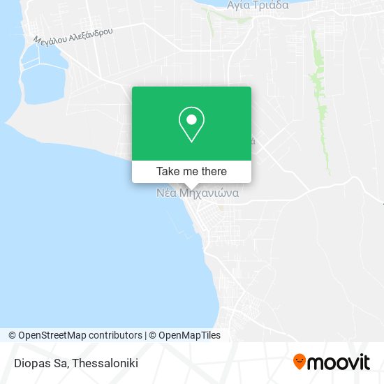 Diopas Sa map