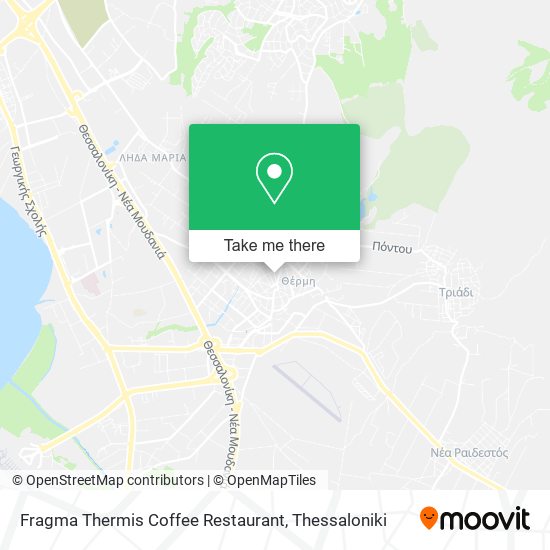 Fragma Thermis Coffee Restaurant map