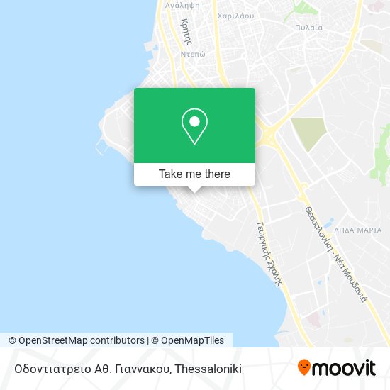 Οδοντιατρειο Αθ. Γιαννακου map