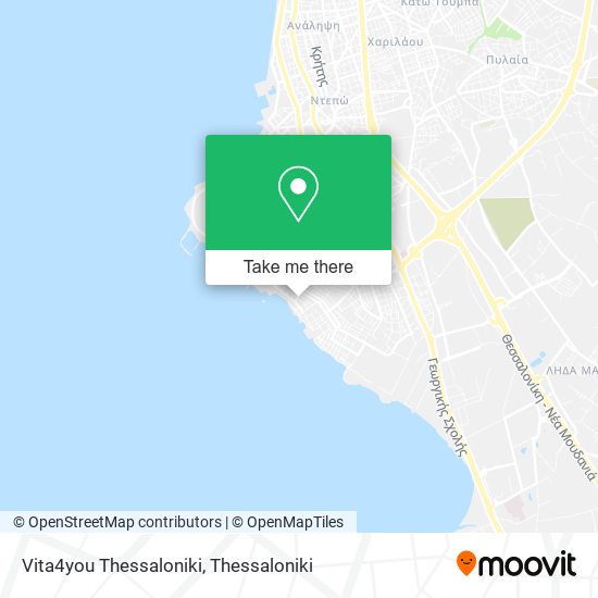 Vita4you Thessaloniki map