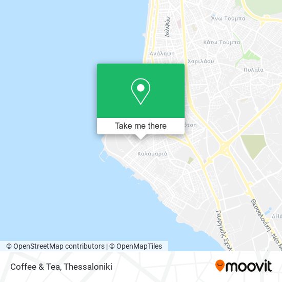 Coffee & Tea map