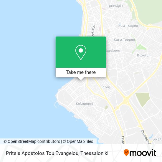 Pritsis Apostolos Tou Evangelou map