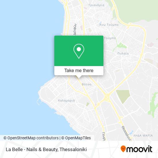 La Belle - Nails & Beauty map