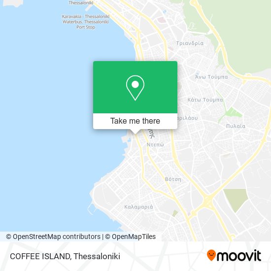 COFFEE ISLAND map