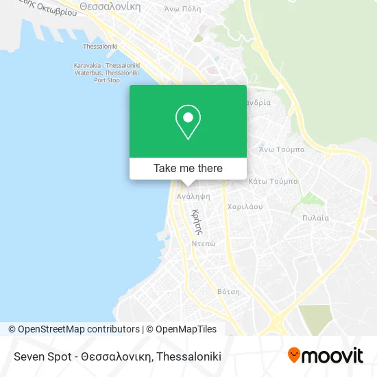 Seven Spot - Θεσσαλονικη map