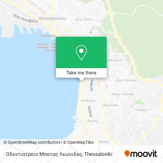 Οδοντιατρειο Μπατας Λεωνιδας map