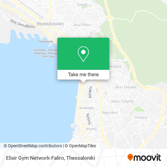 Elixir Gym Network-Faliro map