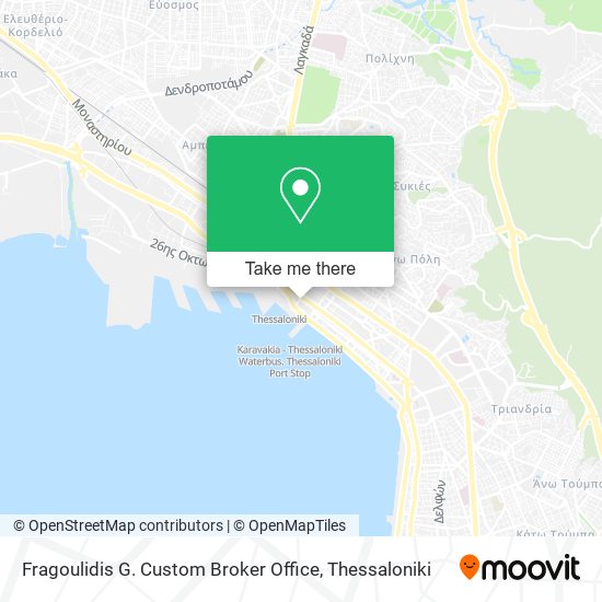 Fragoulidis G. Custom Broker Office map