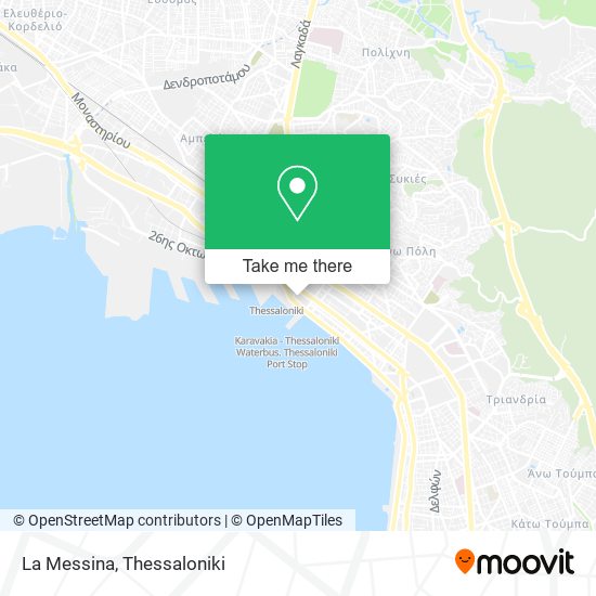 La Messina map