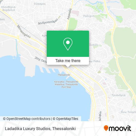 Ladadika Luxury Studios map