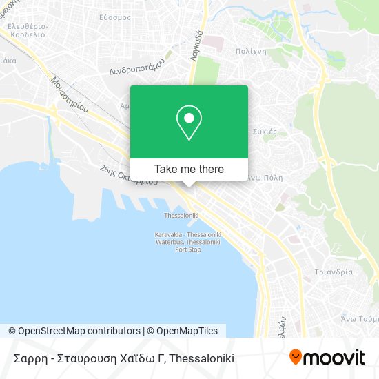 Σαρρη - Σταυρουση Χαϊδω Γ map