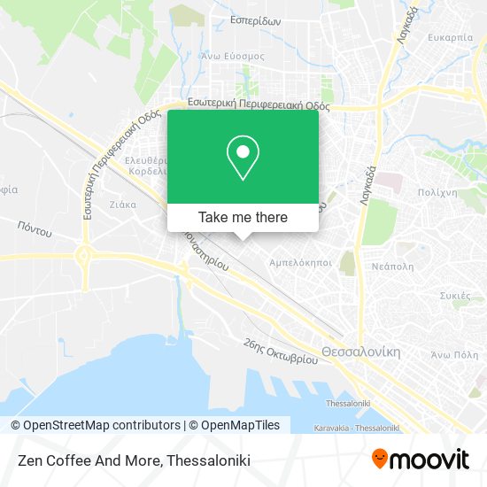 Zen Coffee And More map