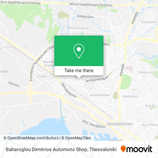 Baharoglou Dimitrios Automoto Shop map