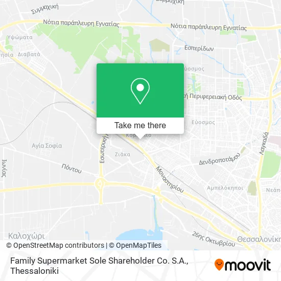 Family Supermarket Sole Shareholder Co. S.A. map
