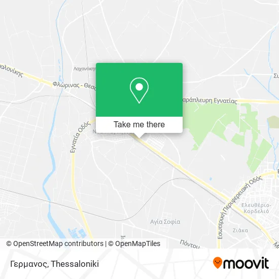 Γερμανος map