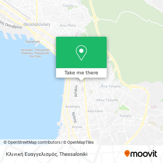 Κλινική Ευαγγελισμός map