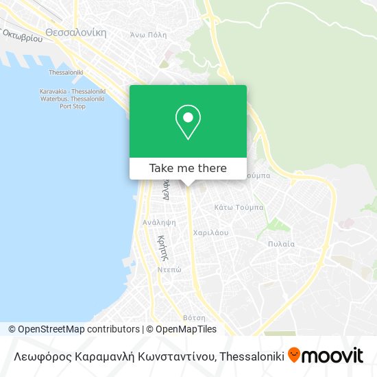 Λεωφόρος Καραμανλή Κωνσταντίνου map