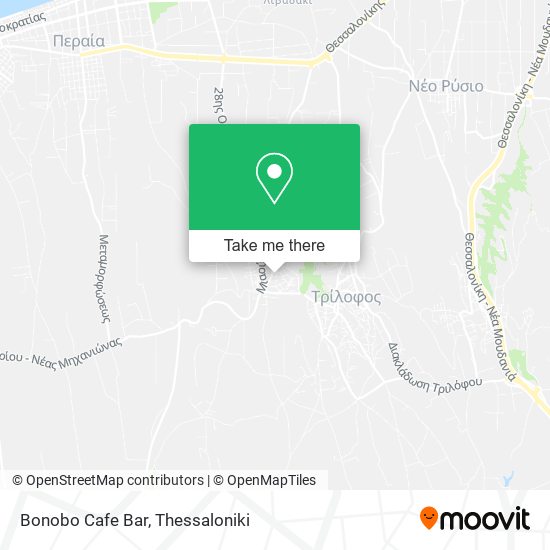 Bonobo Cafe Bar map