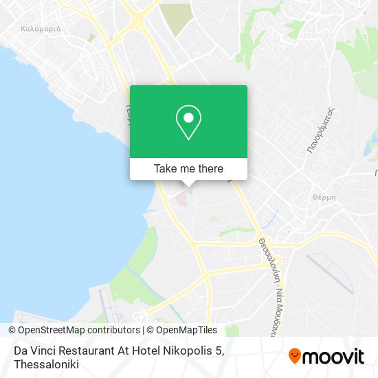Da Vinci Restaurant At Hotel Nikopolis 5 map