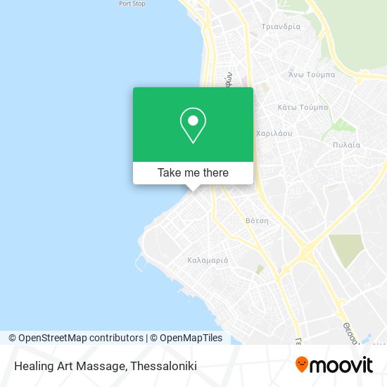 Healing Art Massage map
