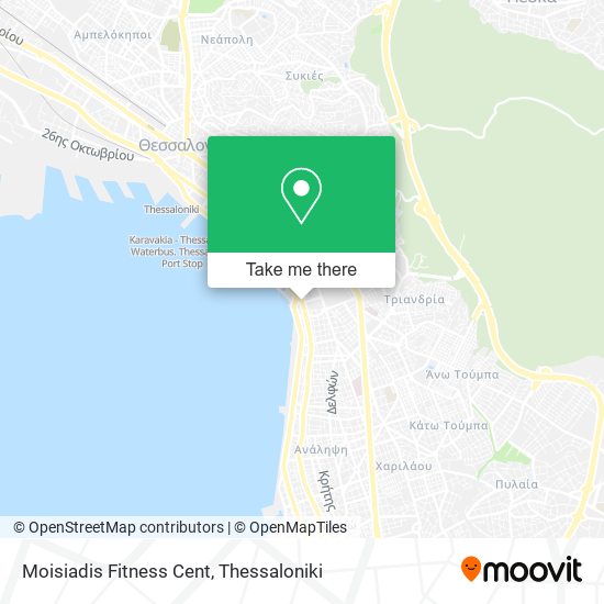 Moisiadis Fitness Cent map