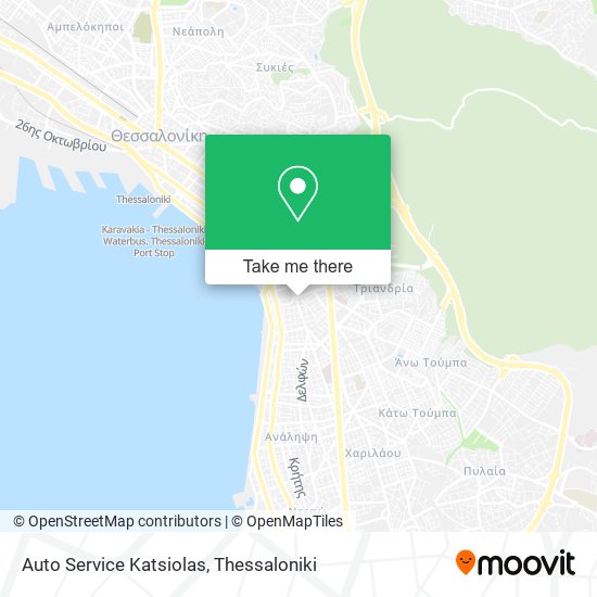 Auto Service Katsiolas map