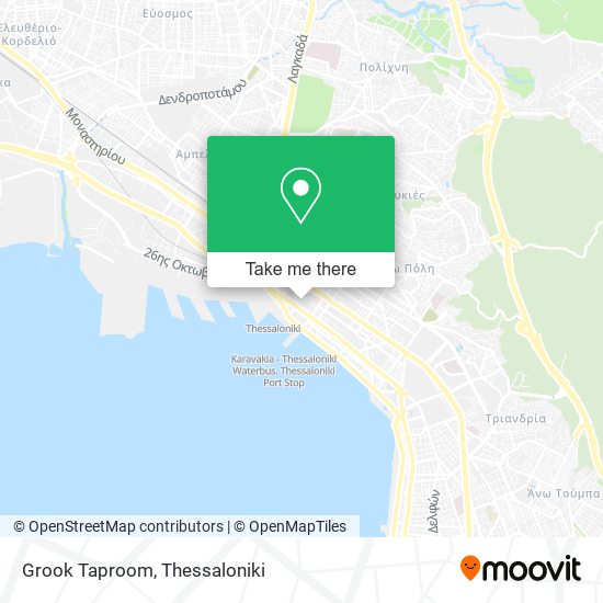 Grook Taproom map