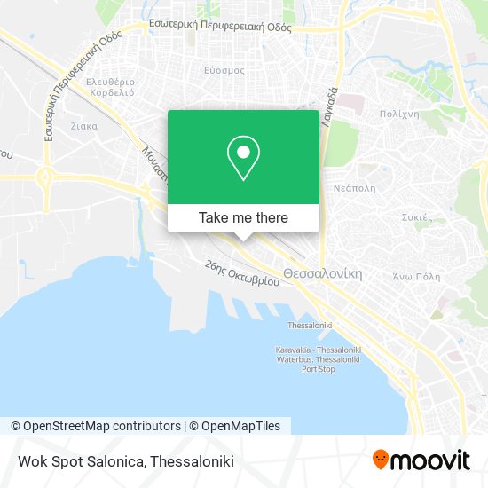Wok Spot Salonica map