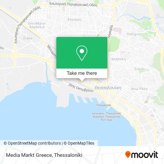 Media Markt Greece map