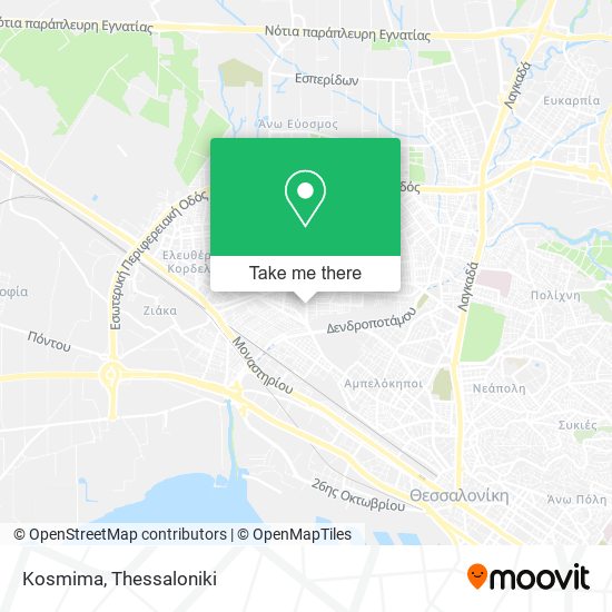 Kosmima map