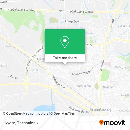 Kyoto map