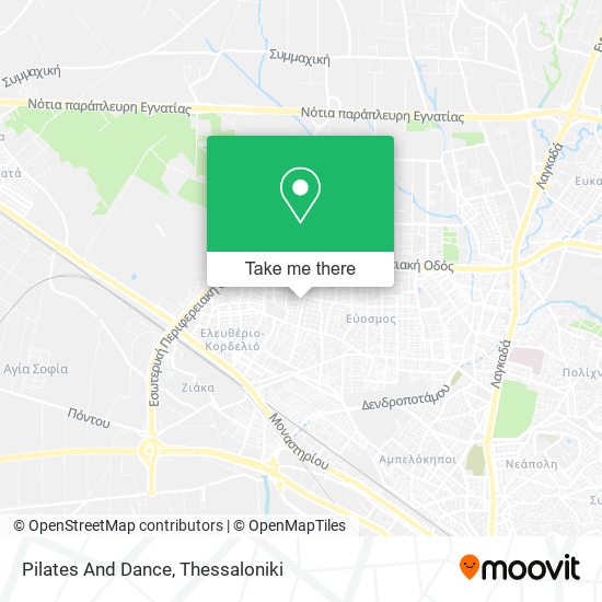 Pilates And Dance map