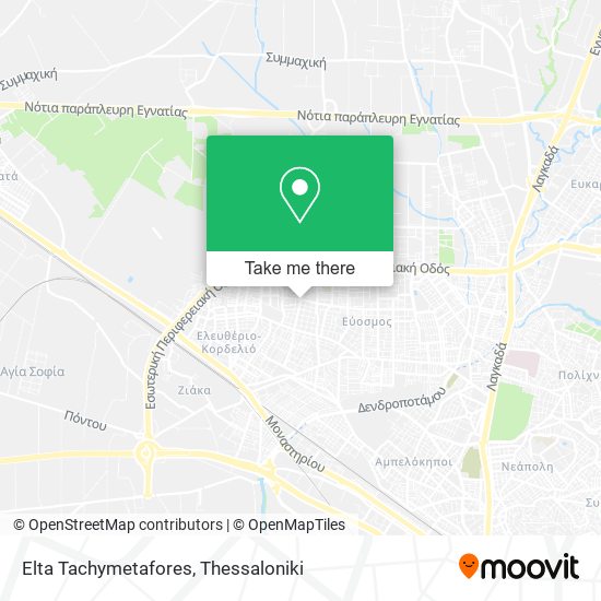 Elta Tachymetafores map