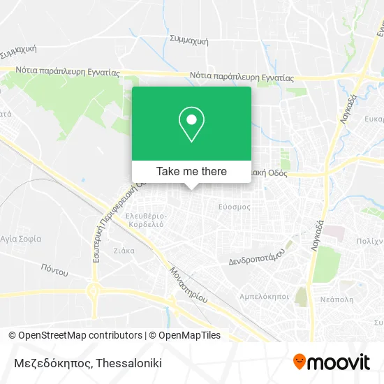 Μεζεδόκηπος map