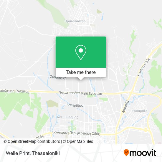 Welle Print map