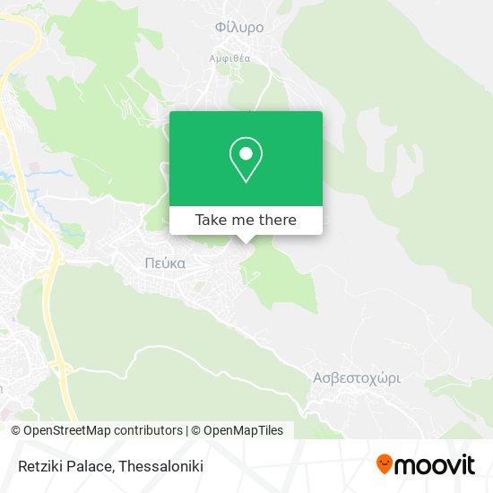 Retziki Palace map