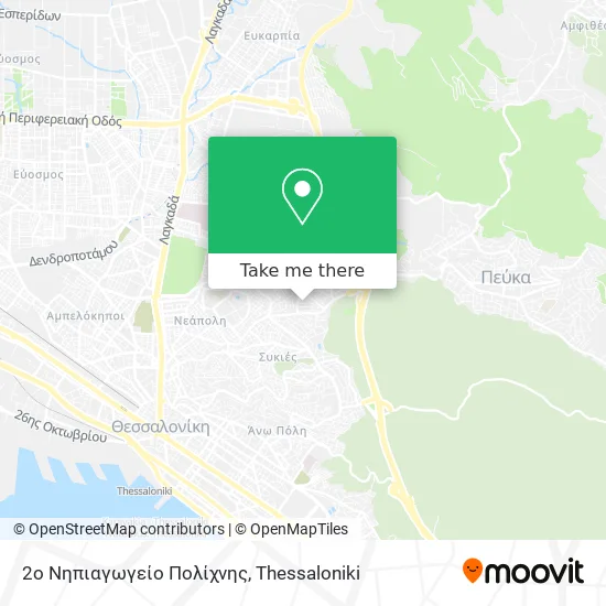 2ο Νηπιαγωγείο Πολίχνης map